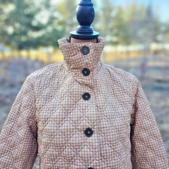 Lands' End Jacket Coat for Women Quilted, Size Small Petite Pre-owned - Picture 2 of 8